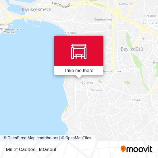 Millet Caddesi map