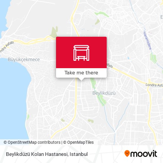 Beylikdüzü Kolan Hastanesi map