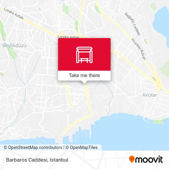 Barbaros Caddesi map