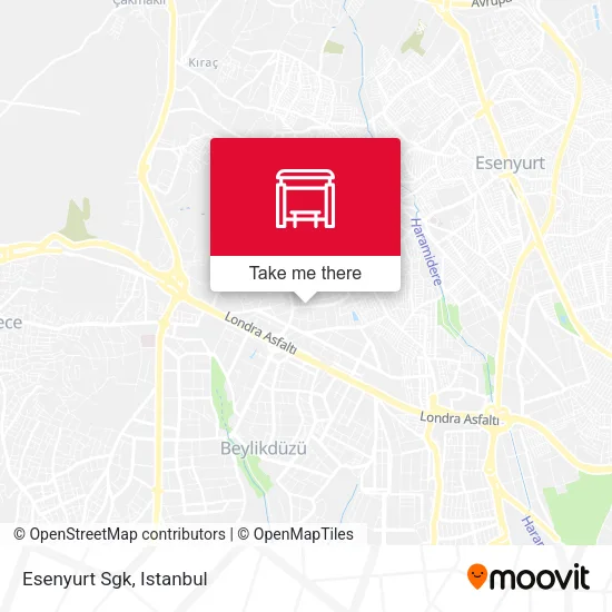 Esenyurt Sgk map