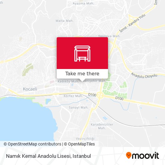 Namık Kemal Anadolu Lisesi map