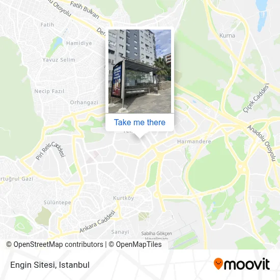 Engin Sitesi map