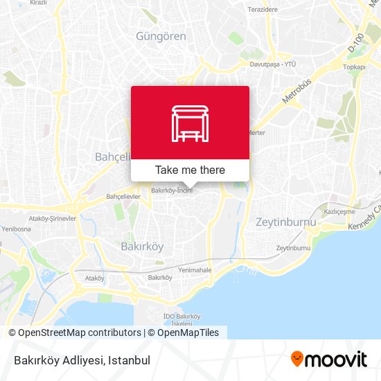 Bakırköy Adliyesi map