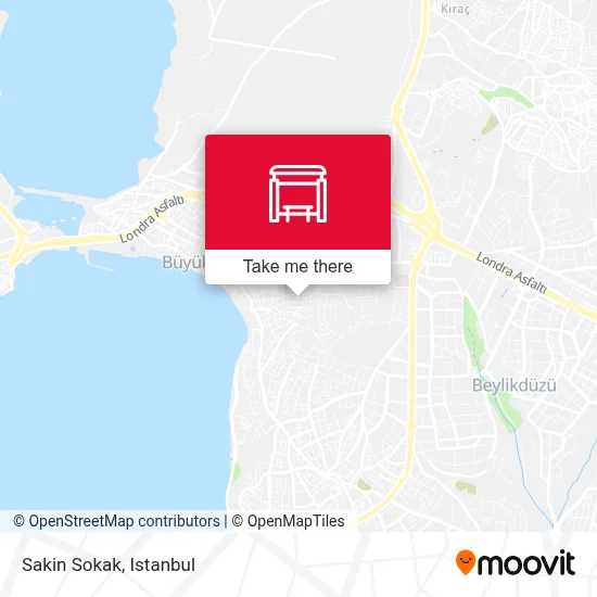 Sakin Sokak map