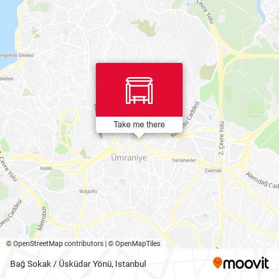 Bağ Sokak / Üsküdar Yönü map