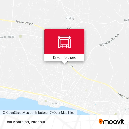 Toki Konutları map