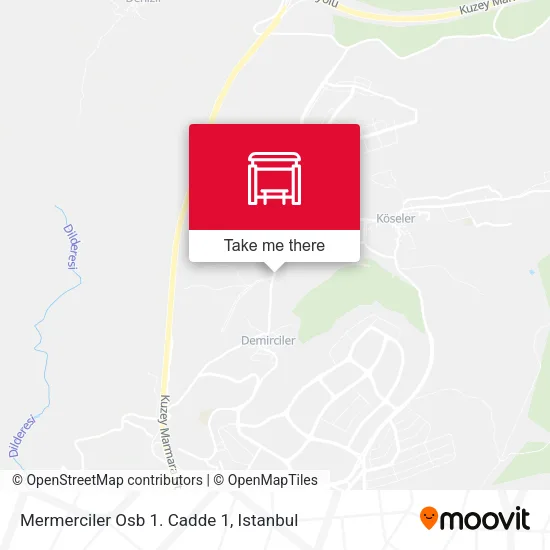 Mermerciler Osb 1. Cadde 1 map