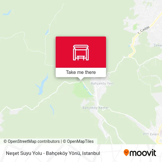 Neşet Suyu Yolu - Bahçeköy Yönü map