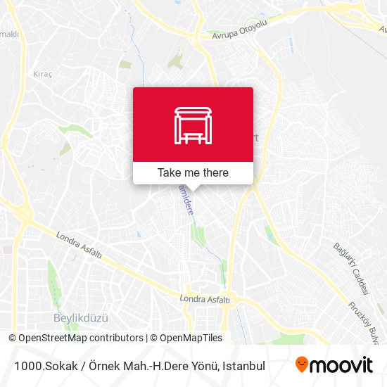 1000.Sokak / Örnek Mah.-H.Dere Yönü map