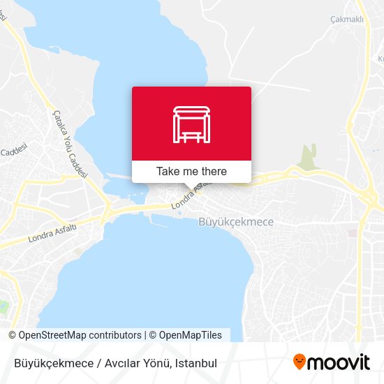 Büyükçekmece / Avcılar Yönü map