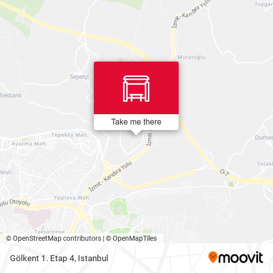 Gölkent 1. Etap 4 map