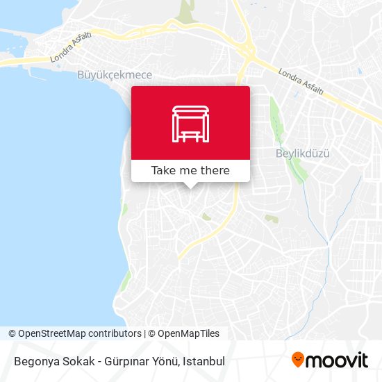 Begonya Sokak - Gürpınar Yönü map