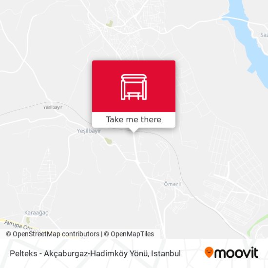 Pelteks - Akçaburgaz-Hadimköy Yönü map