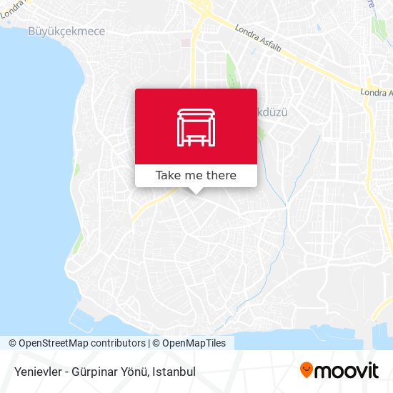 Yenievler - Gürpinar Yönü map