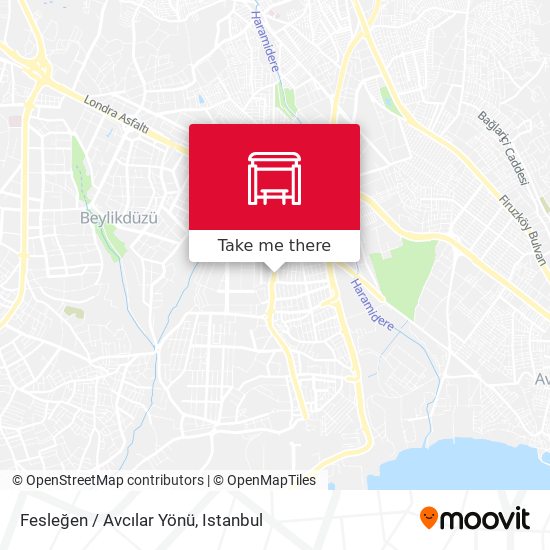 Fesleğen / Avcılar Yönü map