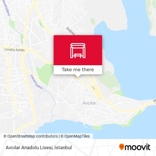 Avcılar Anadolu Lisesi map
