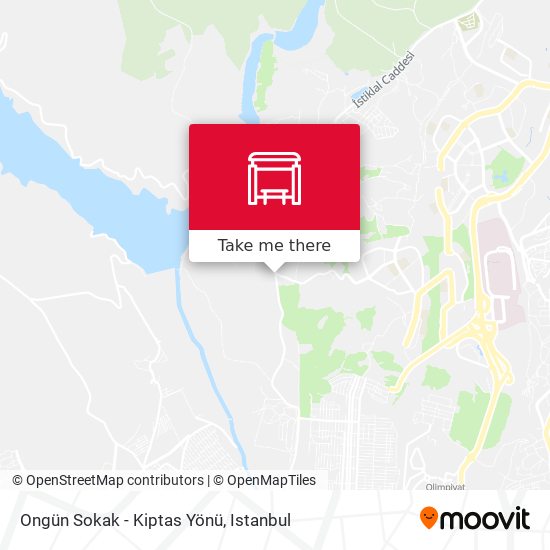 Ongün Sokak - Kiptas Yönü map