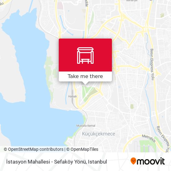İstasyon Mahallesi - Sefaköy Yönü map