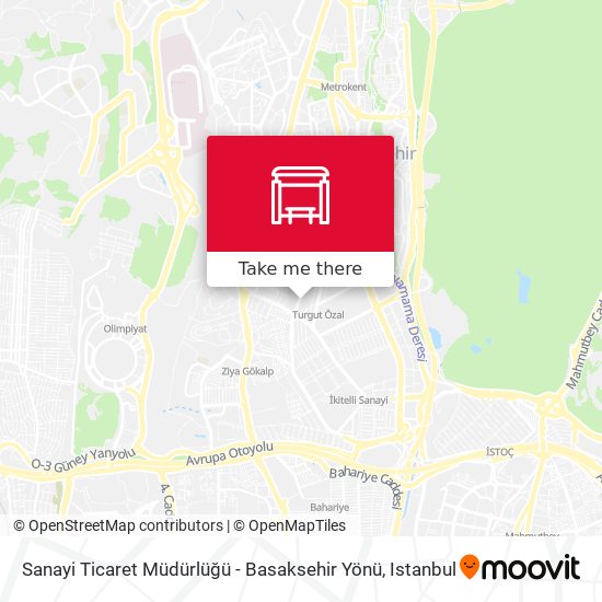 Sanayi Ticaret Müdürlüğü - Basaksehir Yönü map