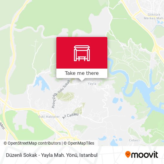Düzenli Sokak - Yayla Mah. Yönü map