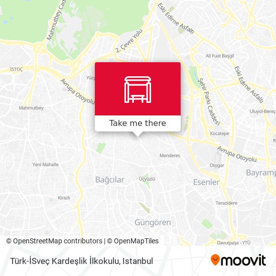 Türk-İSveç Kardeşlik İlkokulu map