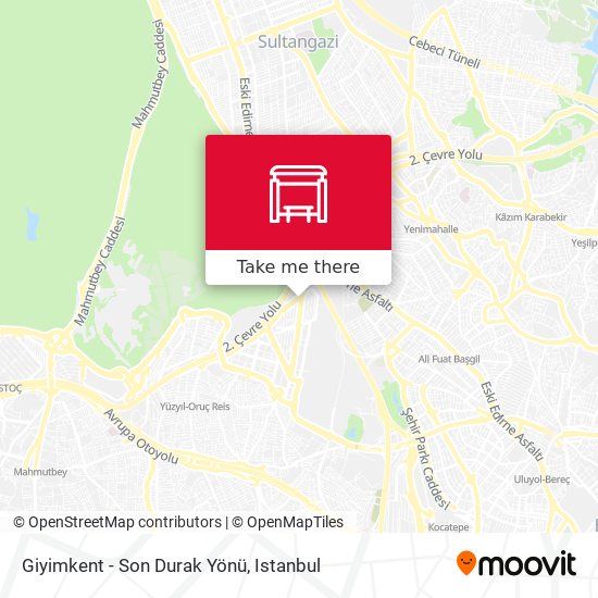 Giyimkent - Son Durak Yönü map