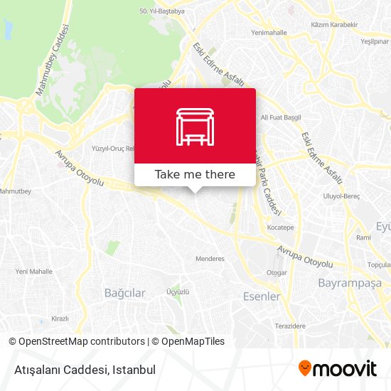 Atışalanı Caddesi map