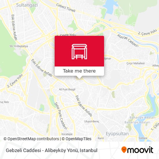 Gebzeli Caddesi - Alibeyköy Yönü map