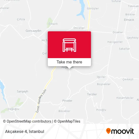 Akçakese 4 map