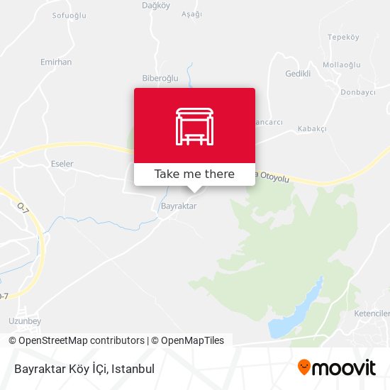 Bayraktar Köy İÇi map