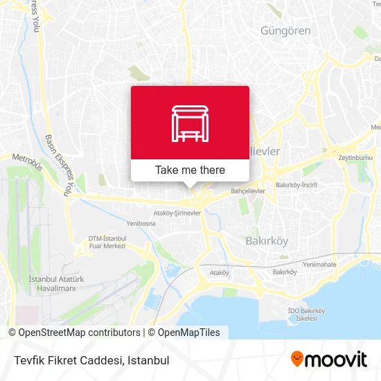 Tevfik Fikret Caddesi map