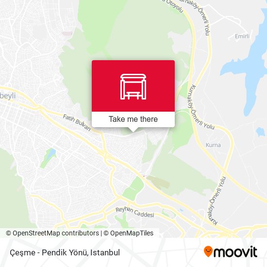 Çeşme - Pendik Yönü map