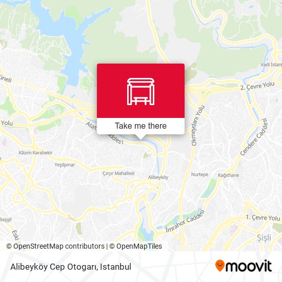 Alibeyköy Cep Otogarı map