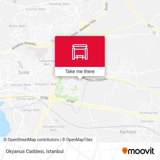 Okyanus Caddesi map