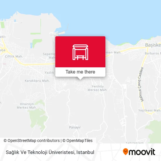 Sağlık Ve Teknoloji Üniveristesi map