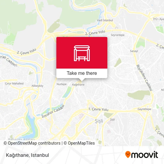 Kağıthane map