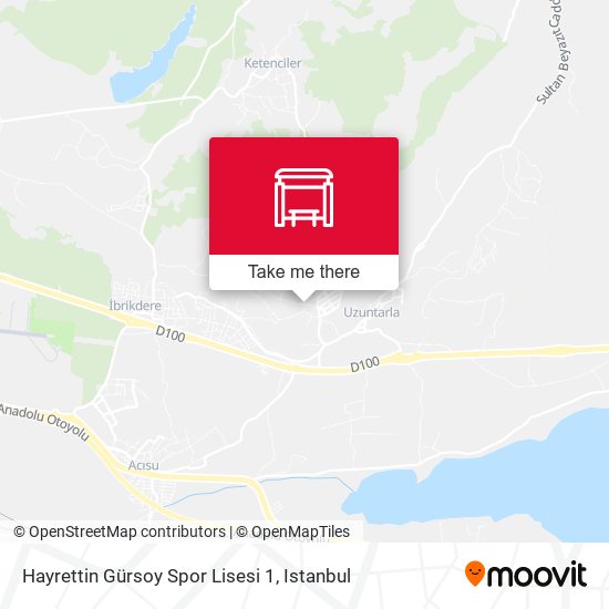 Hayrettin Gürsoy Spor Lisesi 1 map