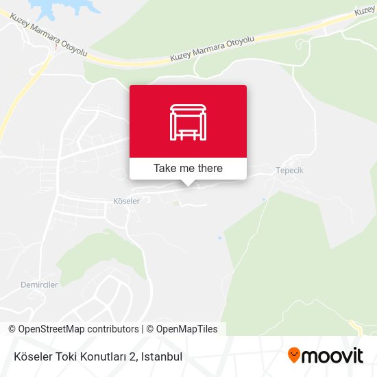 Köseler Toki Konutları 2 map