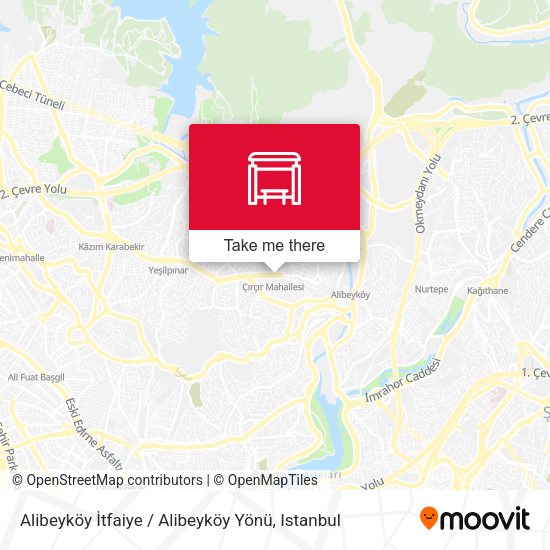Alibeyköy İtfaiye / Alibeyköy Yönü map