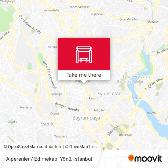 Alperenler / Edirnekapı Yönü map