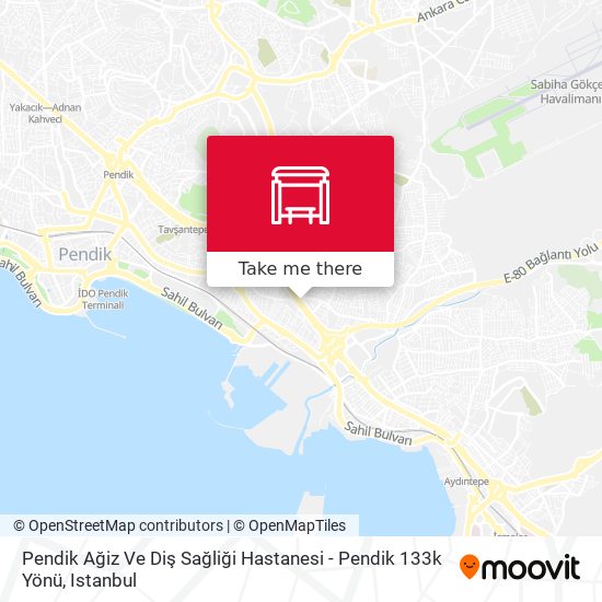 Pendik Ağiz Ve Diş Sağliği Hastanesi - Pendik 133k Yönü map