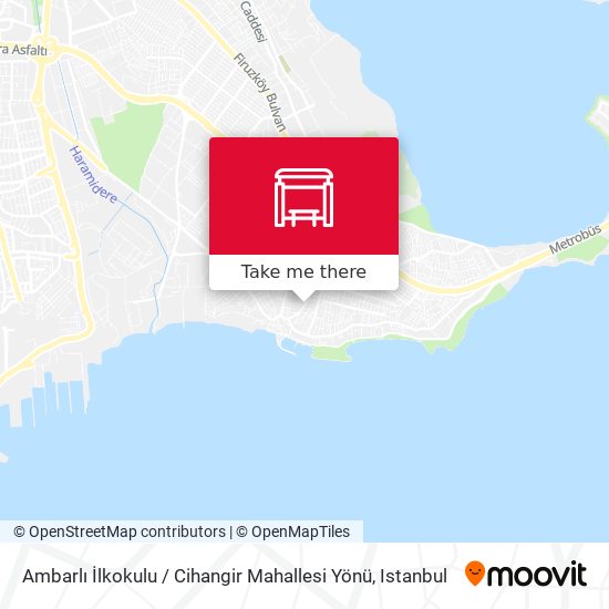 Ambarlı İlkokulu / Cihangir Mahallesi Yönü map