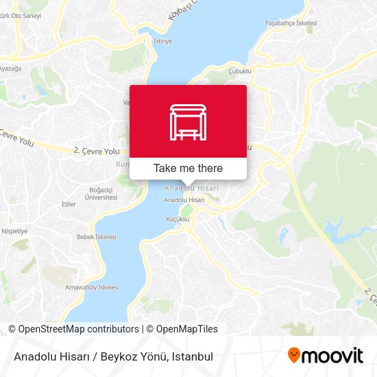 Anadolu Hisarı / Beykoz Yönü map
