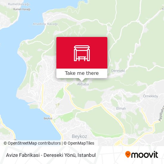 Avize Fabrikasi - Dereseki Yönü map