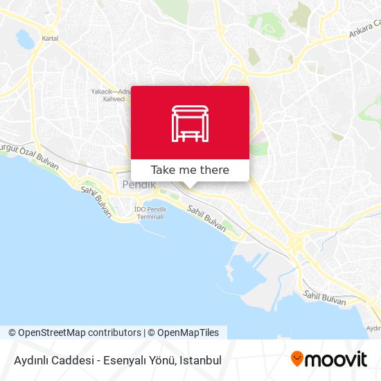 Aydınlı Caddesi - Esenyalı Yönü map