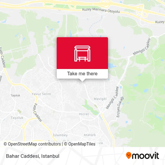 Bahar Caddesi map