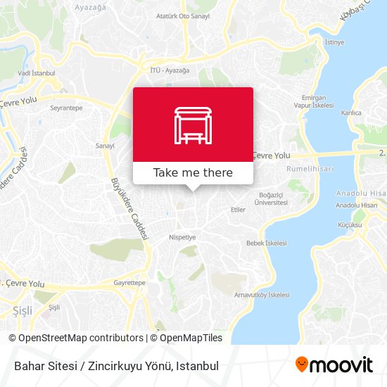 Bahar Sitesi / Zincirkuyu Yönü map