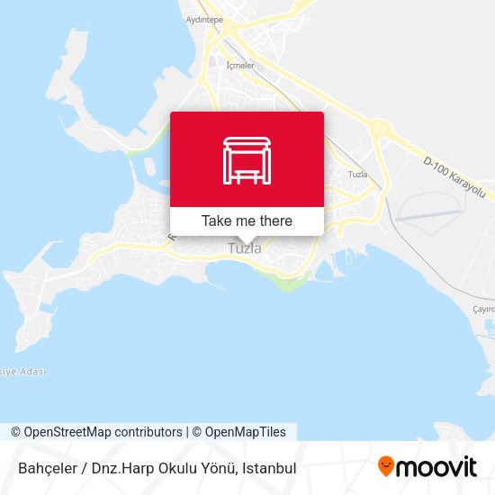 Bahçeler / Dnz.Harp Okulu Yönü map