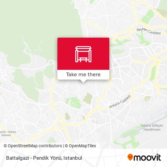 Battalgazi - Pendik Yönü map