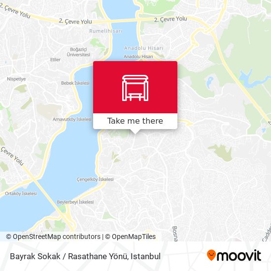 Bayrak Sokak / Rasathane Yönü map